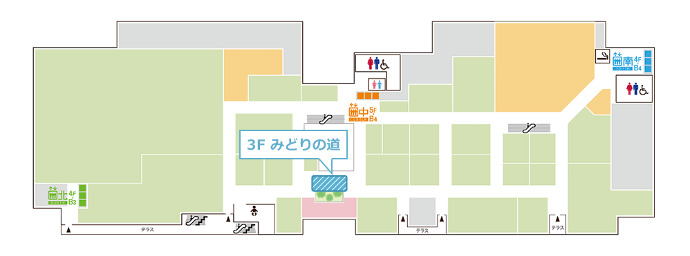 3F　みどりの道